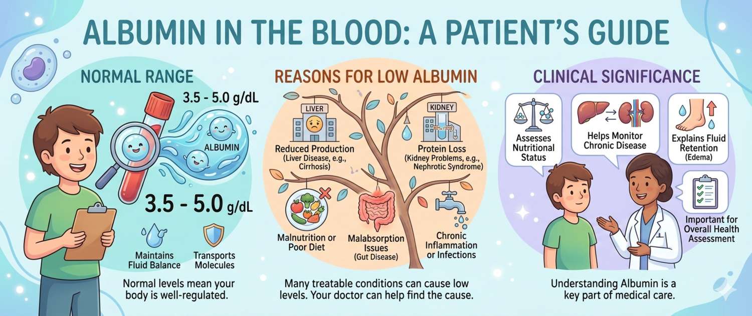 Albumin Blood Test: Normal Range, Low Levels and Significance