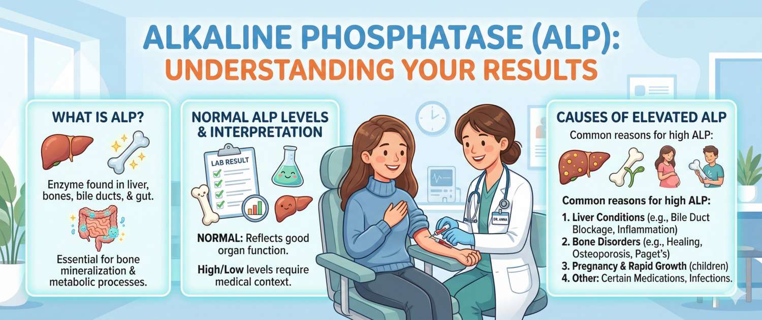 Alkaline Phosphatase (ALP): Norms, Causes and Interpretation