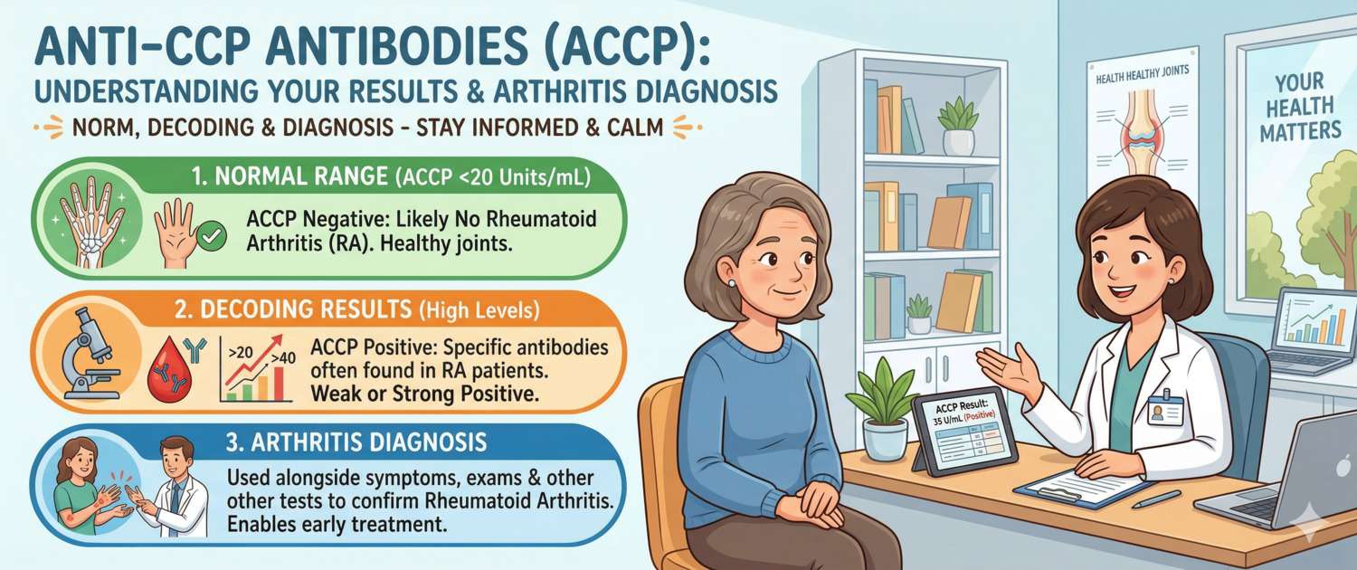 Anti-CCP Antibodies: Normal Range, Results and Early Arthritis