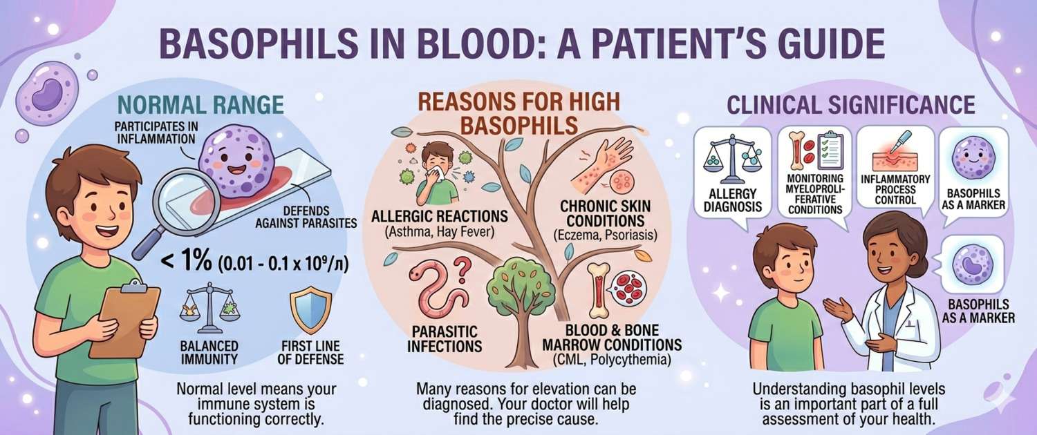 Basophils in Blood: Normal Levels, High and Low Causes