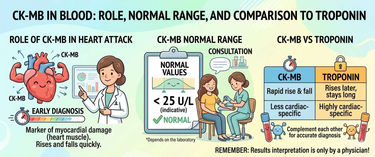 CK-MB Blood Test: Normal Levels, Causes and Significance