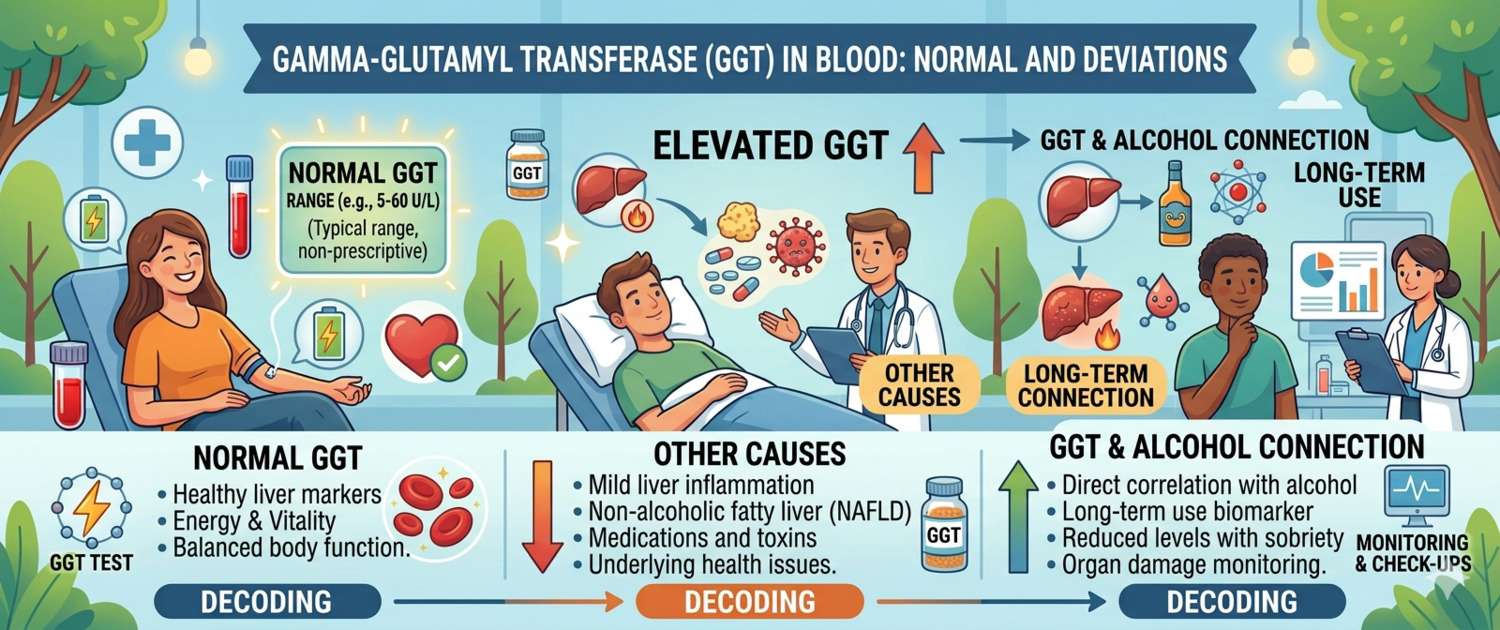 GGT Blood Test: Normal Levels, Causes and Interpretation