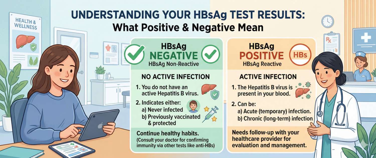HBsAg Blood Test: Meaning of Positive and Negative Results