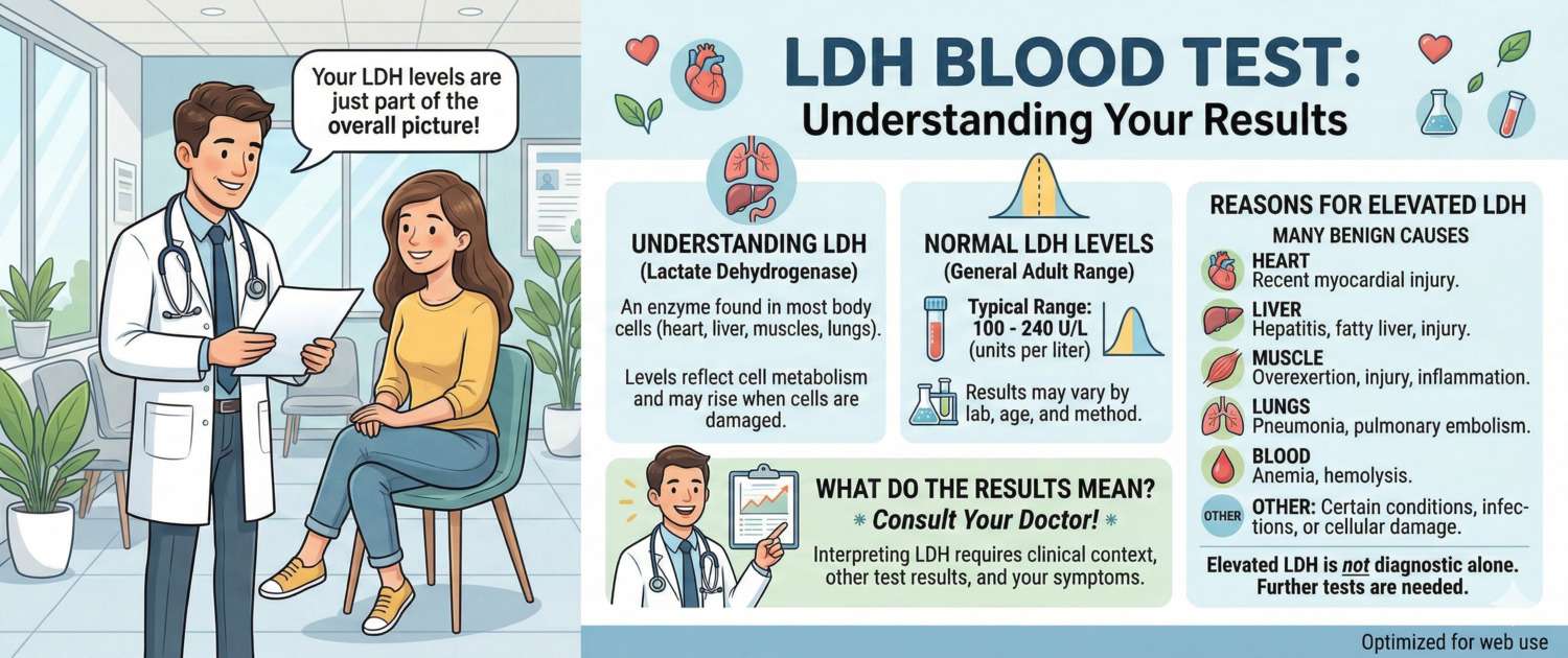 LDH Blood Test: Normal Levels, High Results and Causes
