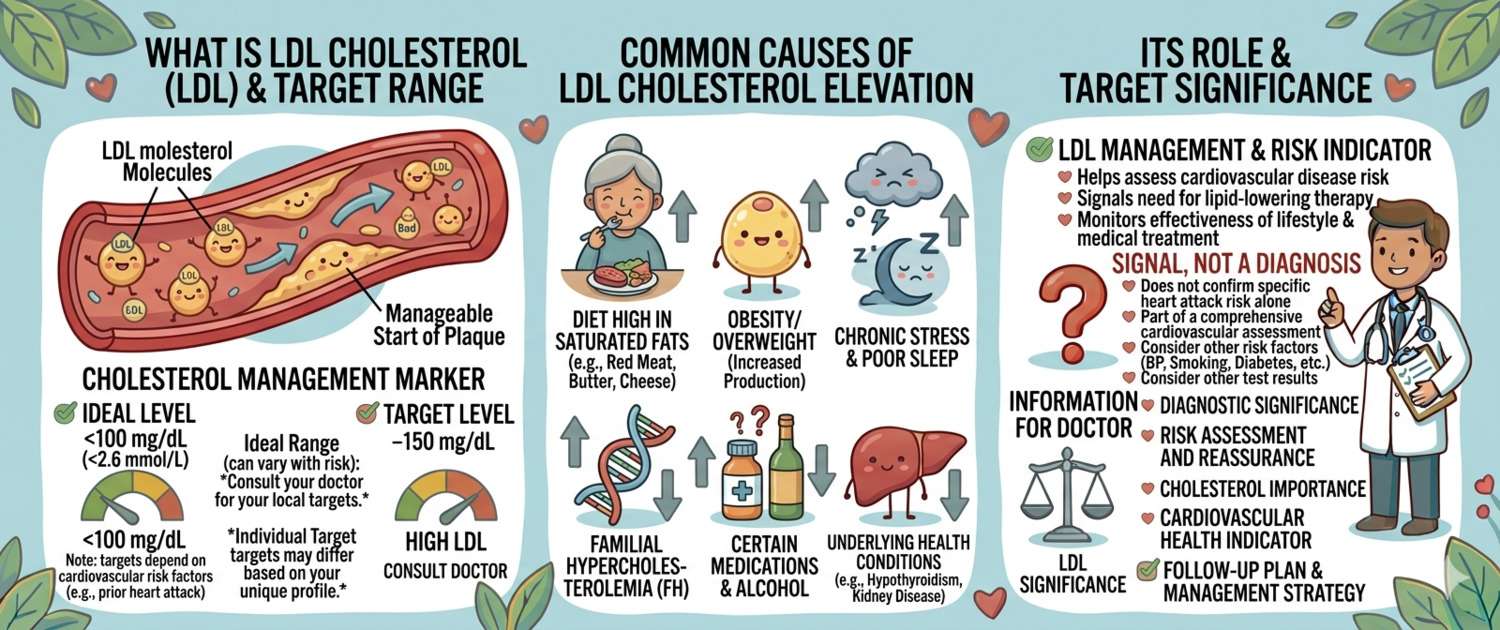 LDL Cholesterol: Normal Levels, Causes and How to Lower It