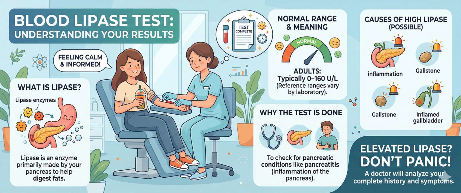 Lipase in Blood: Normal Levels and Causes of Elevation