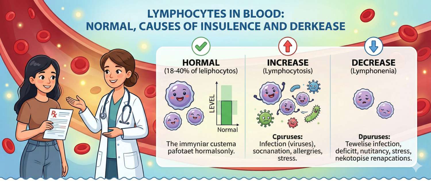 Lymphocytes in Blood: Normal Levels, Causes and Significance