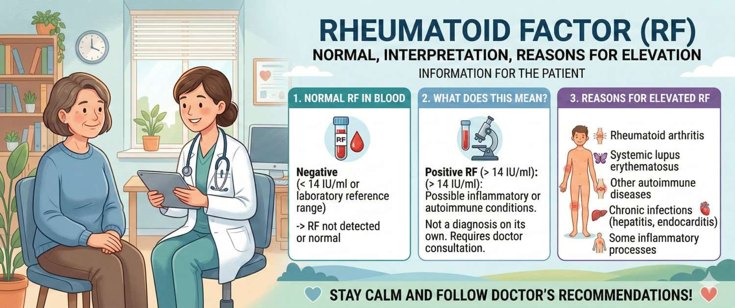 Rheumatoid Factor (RF): Normal Range, Results and Causes