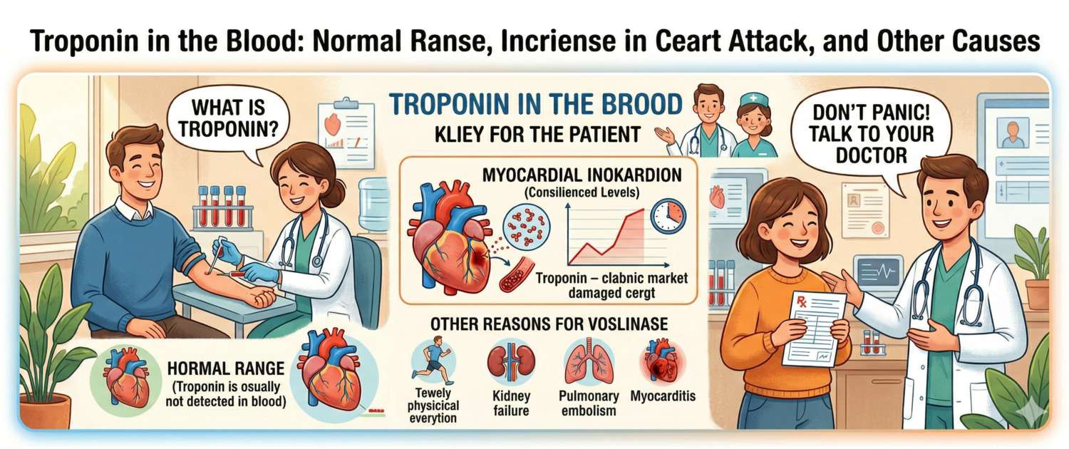 Troponin in Blood: Normal Levels, Causes and Significance