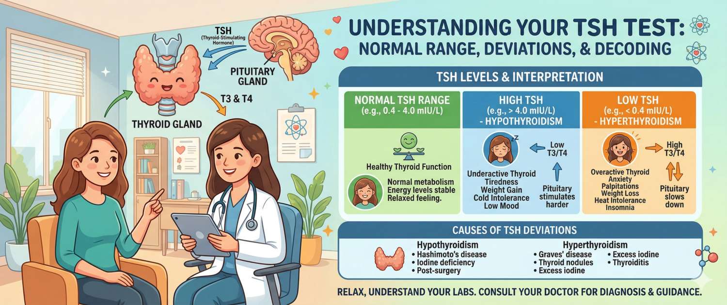 TSH Thyroid-Stimulating Hormone: Normal Range and Causes