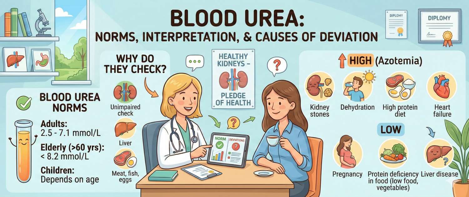 Blood Urea (BUN): Normal Levels, Interpretation and Causes