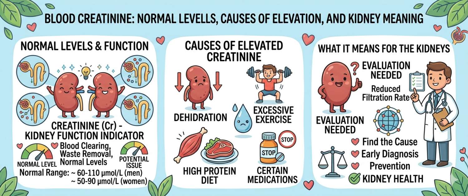 Креатинин в крови: норма, причины отклонений и СКФ