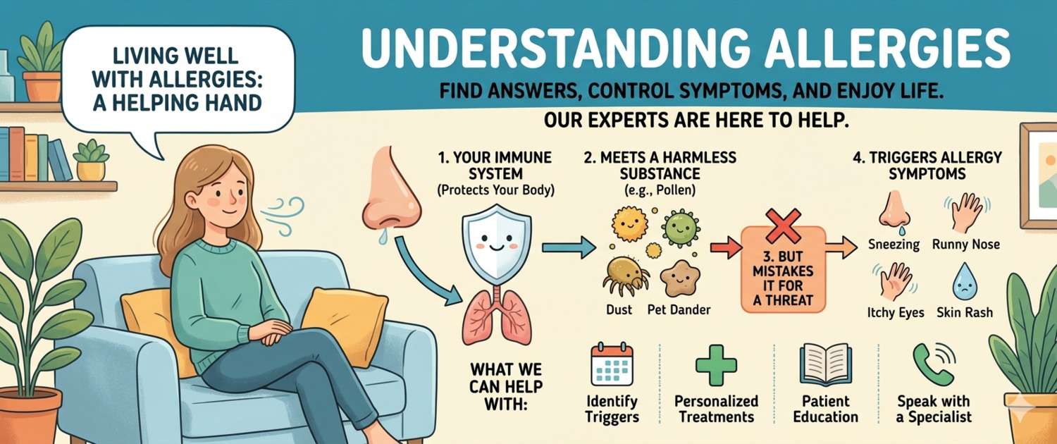 Allergy: Types, Symptoms, Diagnosis and Modern Treatment