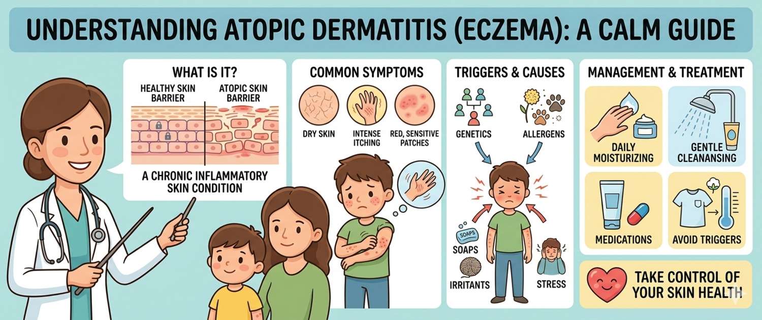 Atopic Dermatitis: Symptoms, Causes and Modern Treatment