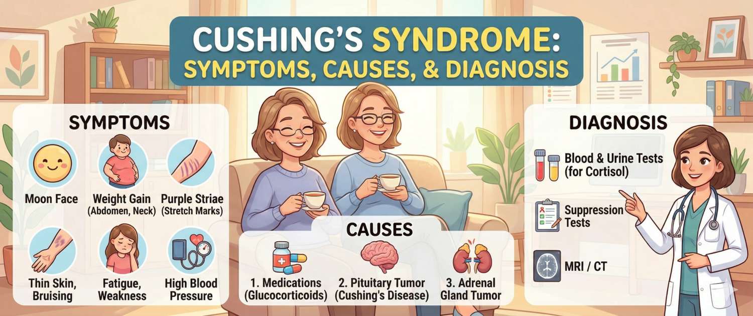 Cushing's Syndrome: Symptoms, Causes and Diagnosis