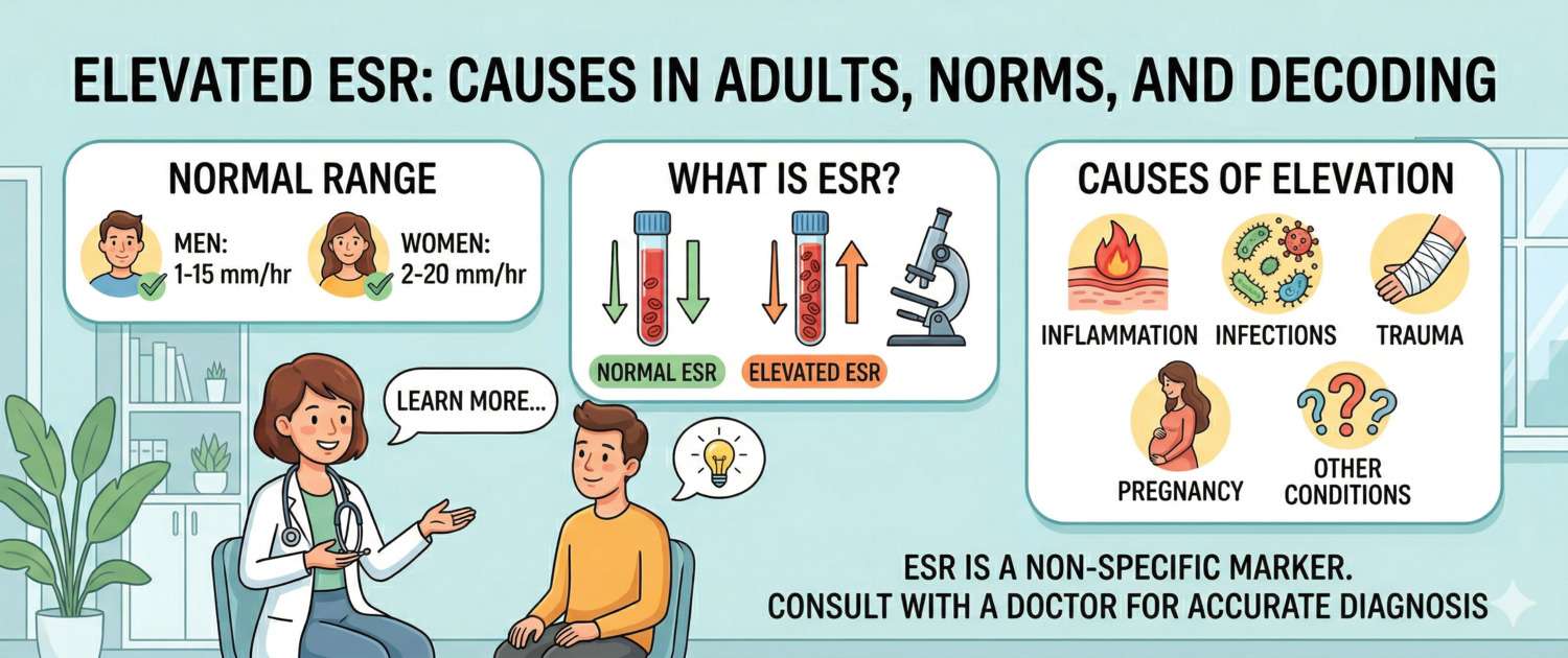 Elevated ESR: Causes, Normal Range and Blood Test Results