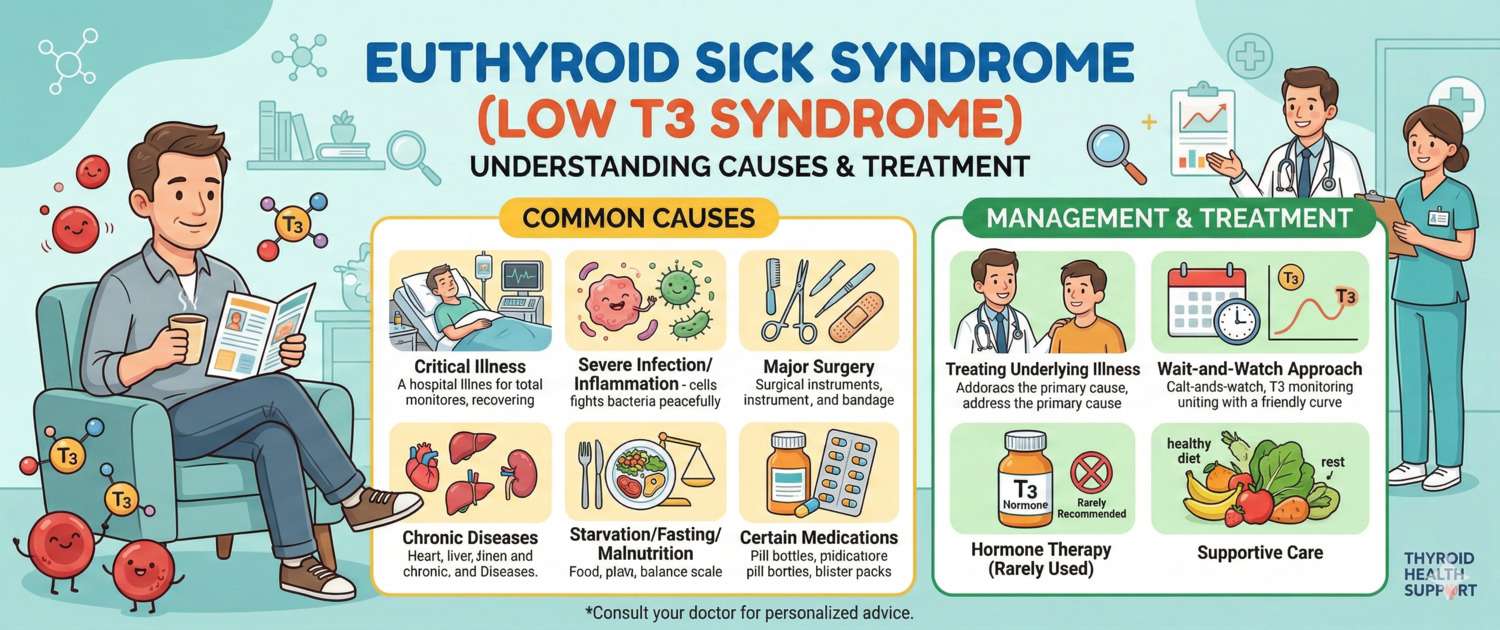 Euthyroid Sick Syndrome (Low T3): Causes and Management
