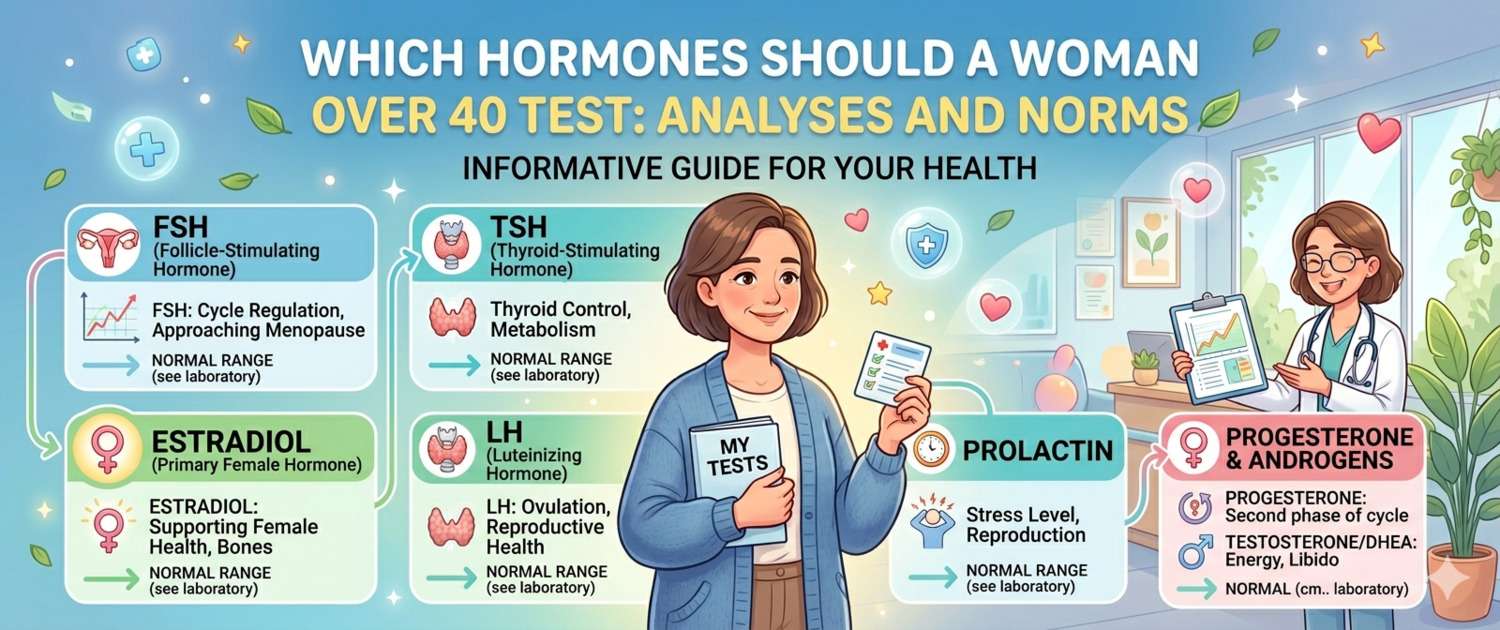 Which Hormone Tests Should Women Get After 40: Levels and Norms