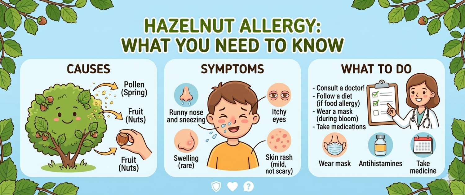Hazel Pollen Allergy: Symptoms, Cross-Reactions and Treatment