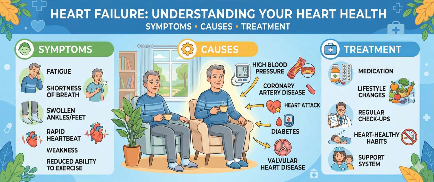Heart Failure: Symptoms, Causes and Treatment Guide