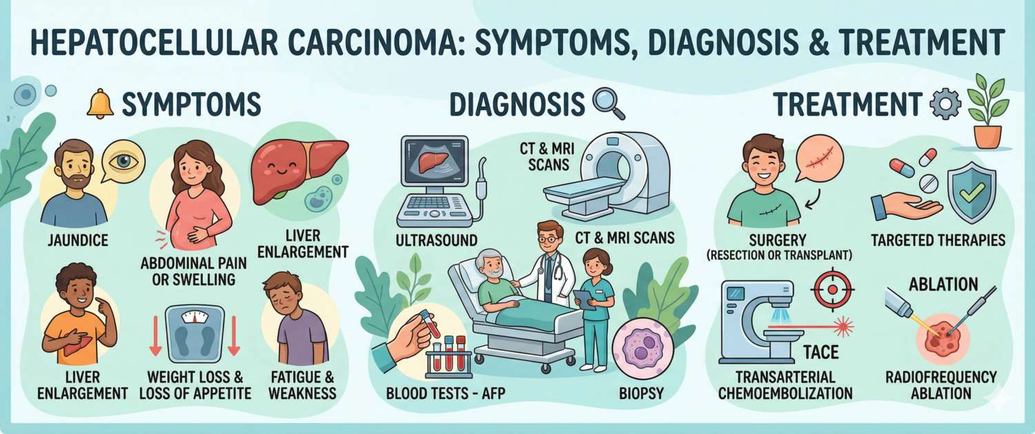 Hepatocellular Carcinoma: Symptoms, Diagnosis and Treatment