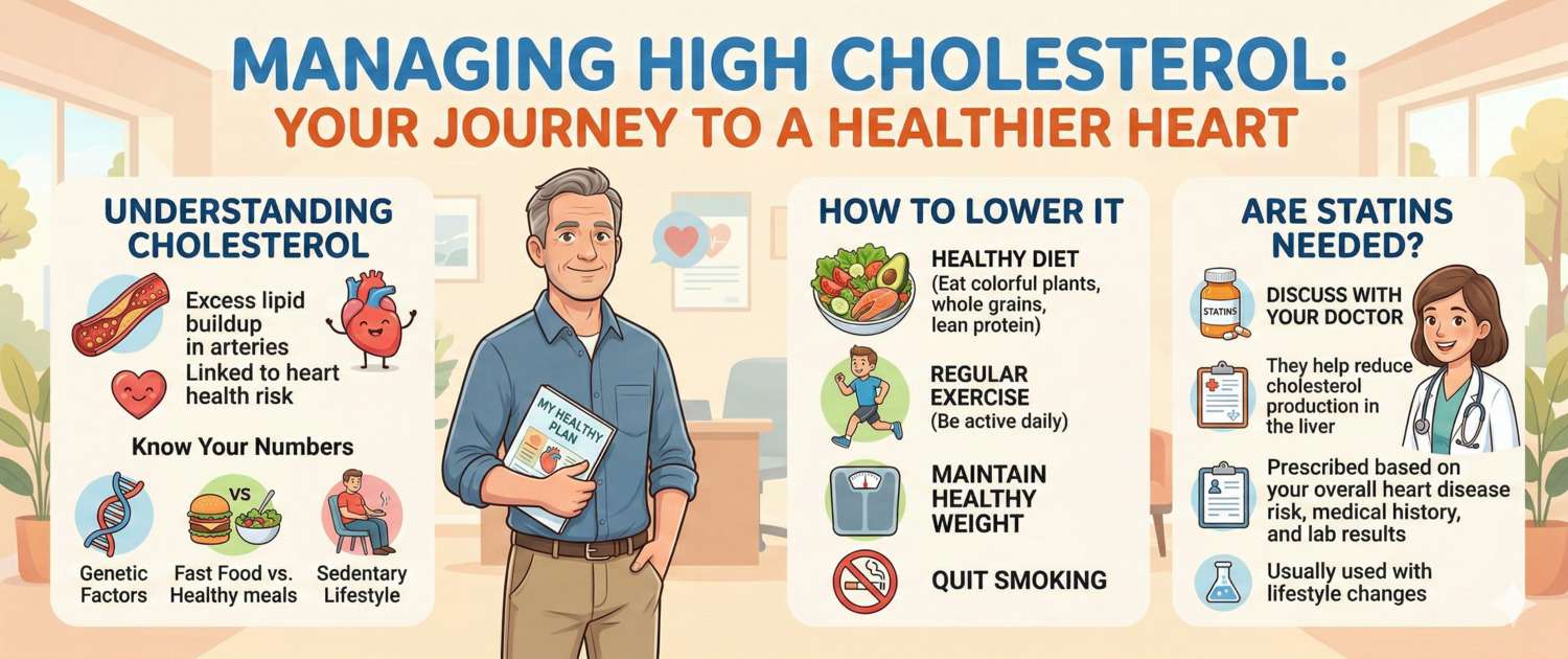 High Cholesterol: What to Do, How to Lower It and Statins