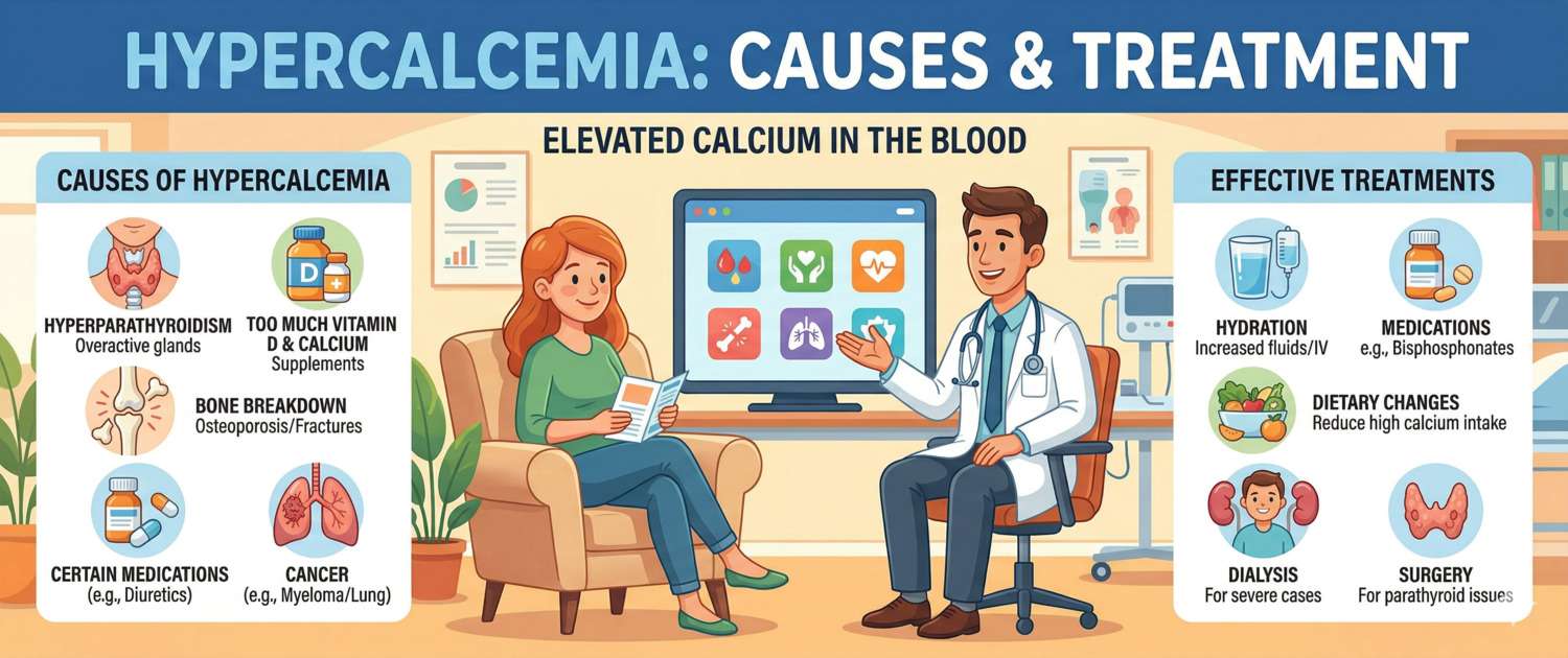 High Blood Calcium (Hypercalcaemia): Causes and Treatment