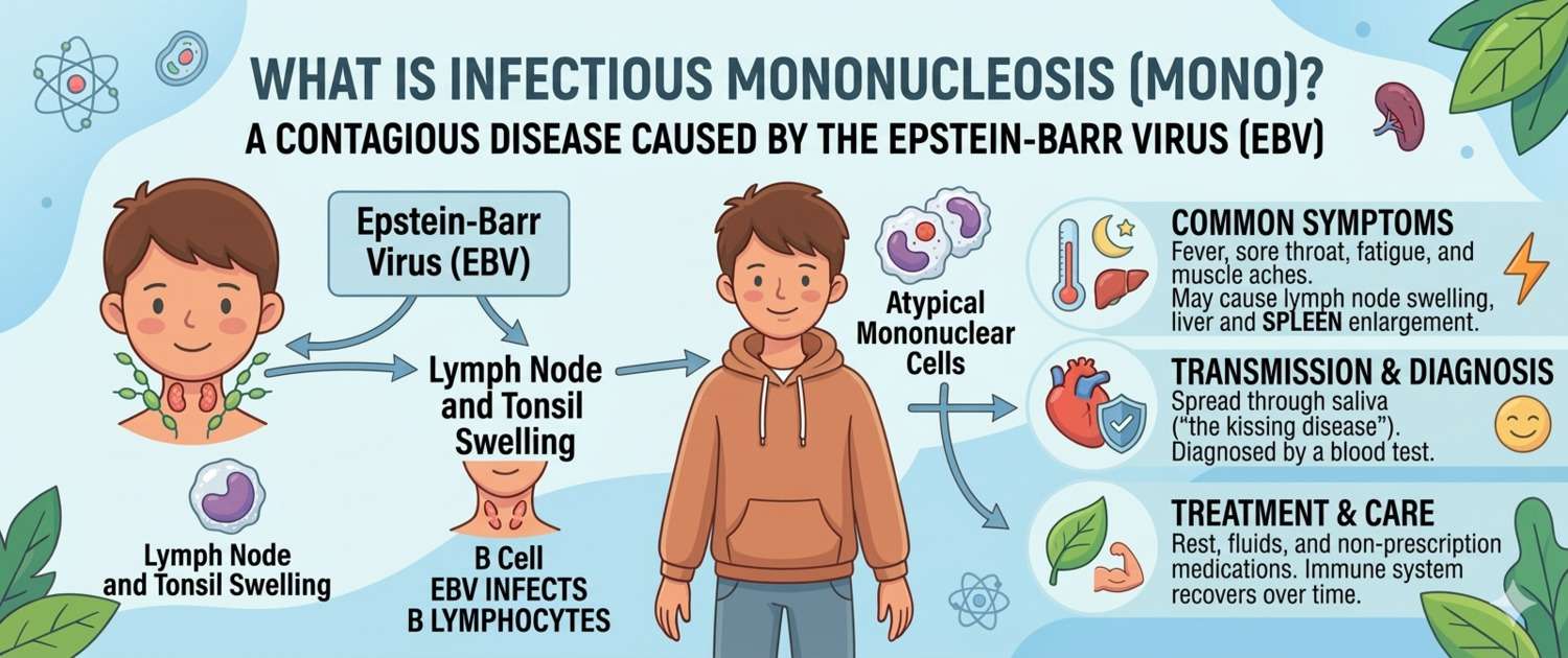 Infectious Mononucleosis: Symptoms, Diagnosis and Treatment