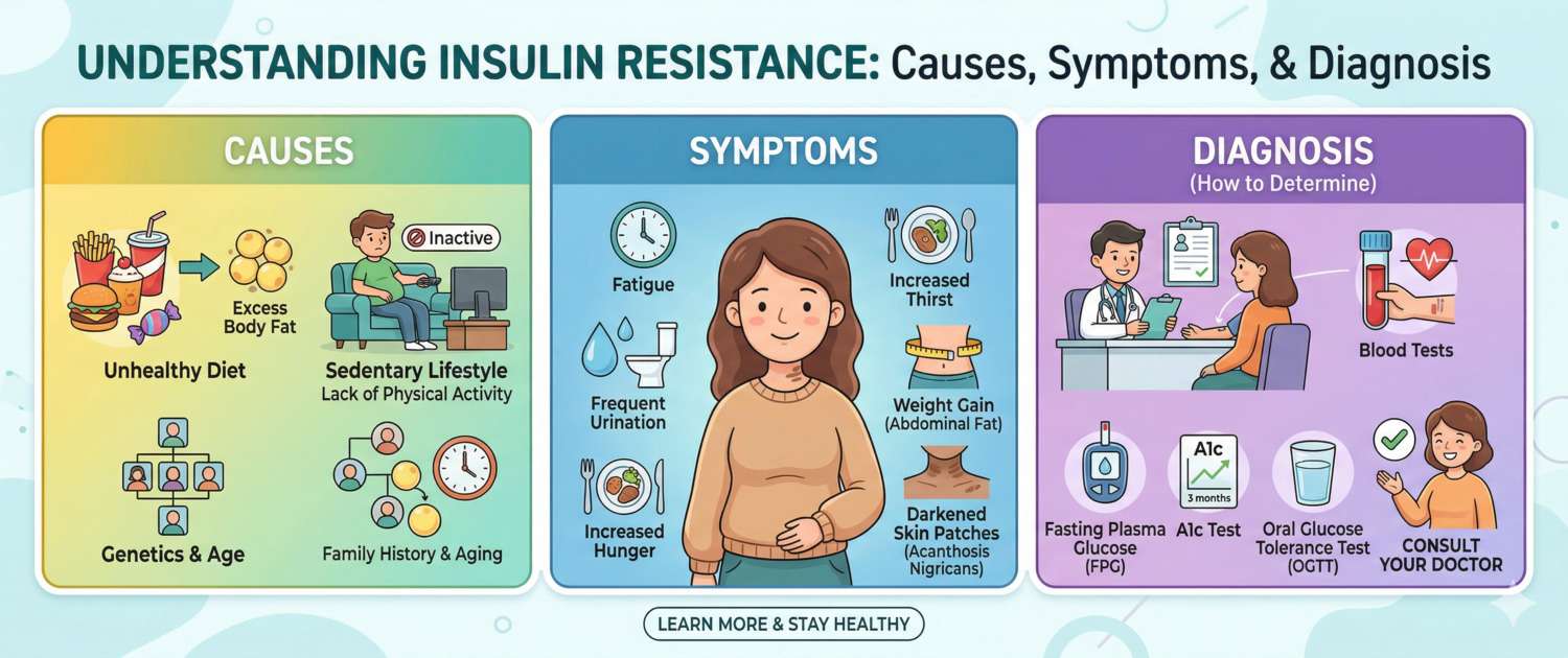 Insulin Resistance: Causes, Symptoms and How to Diagnose