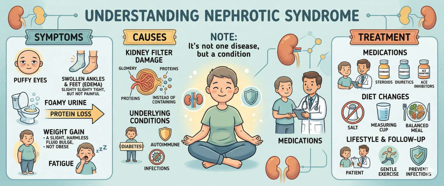 Nephrotic Syndrome: Symptoms, Causes and Treatment