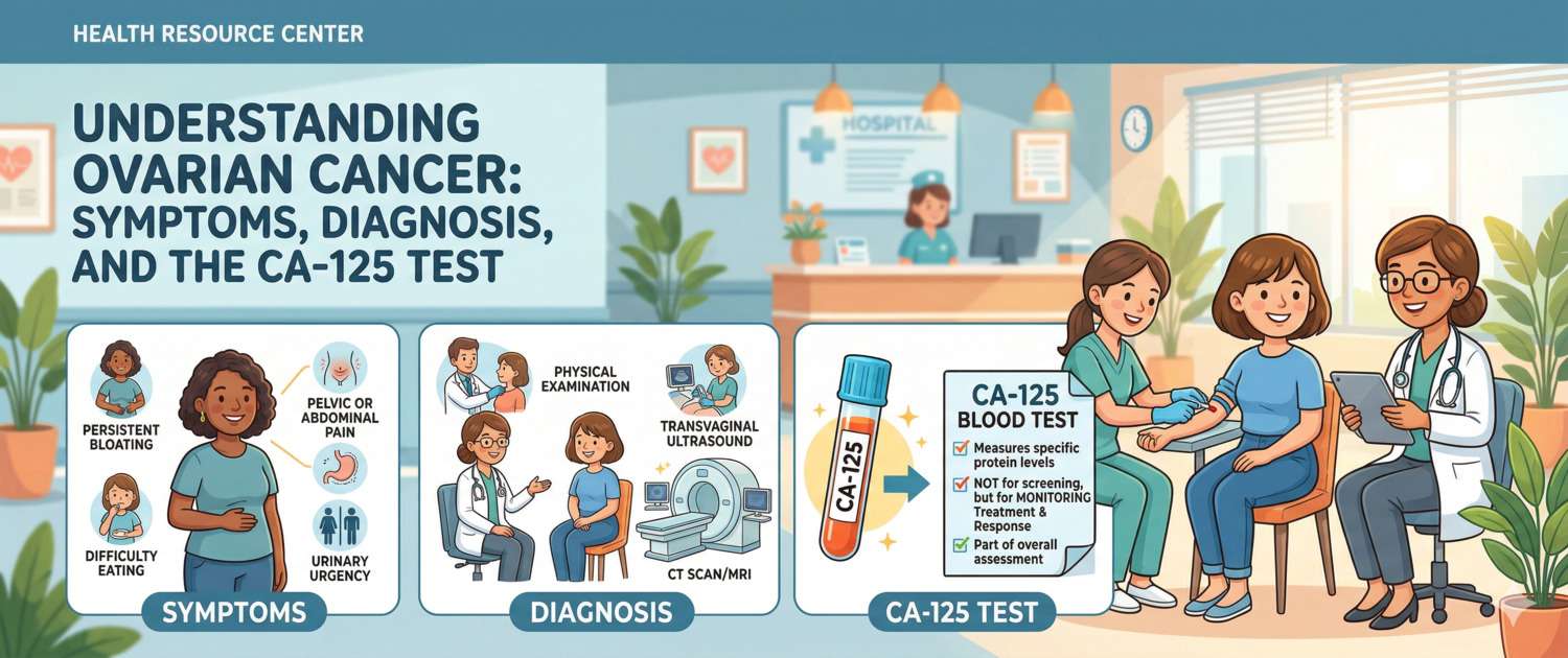 Ovarian Cancer: Symptoms, Diagnosis and CA-125 Tumour Marker