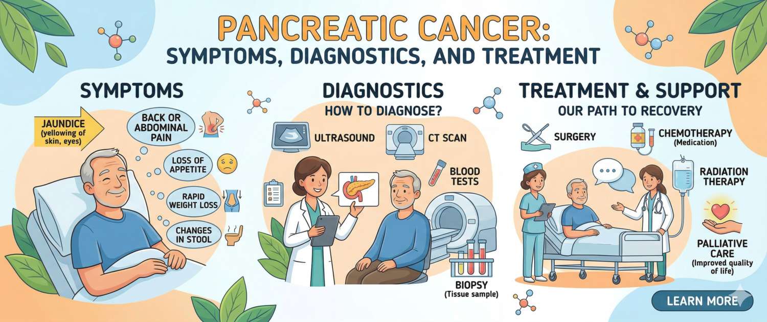 Pancreatic Cancer: Symptoms, Diagnosis and Treatment Guide