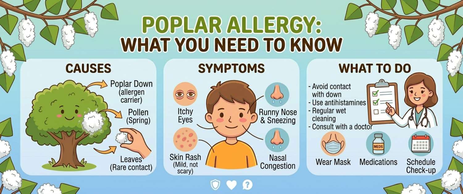 Poplar Allergy: Symptoms, Pollen vs Fluff and Treatment