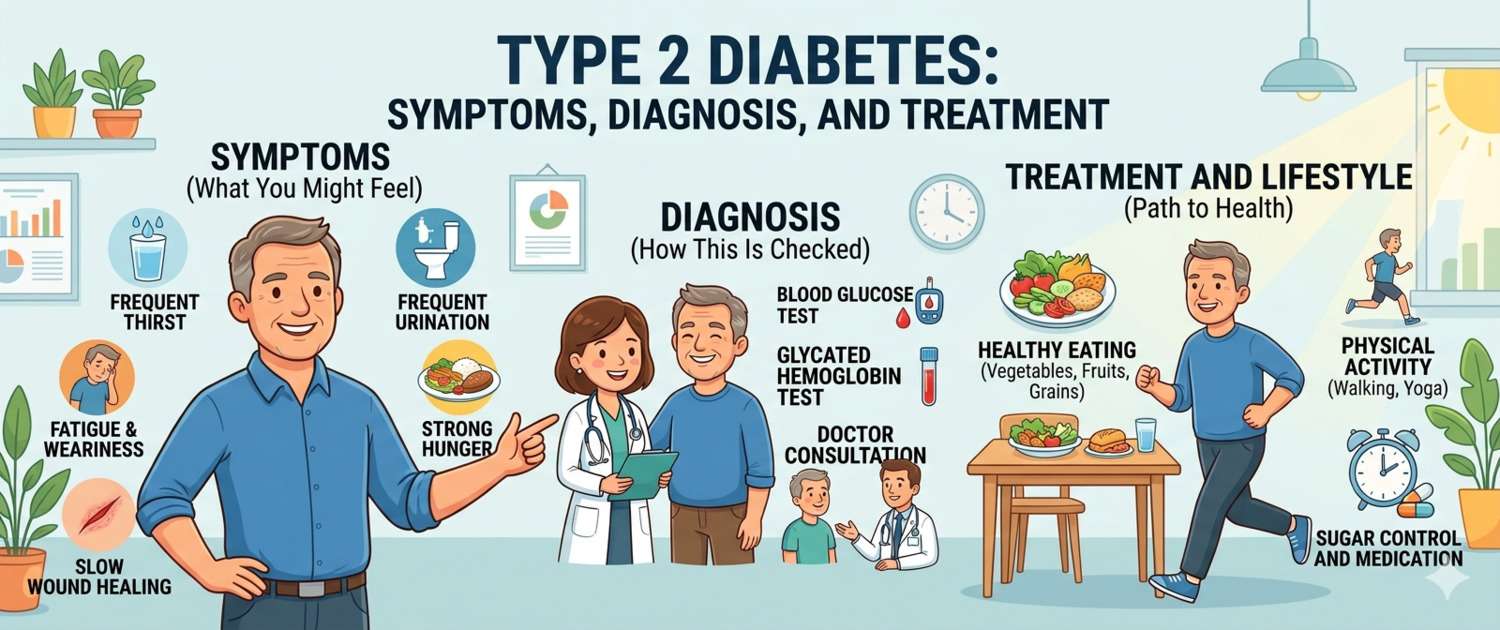 Type 2 Diabetes: Symptoms, Diagnosis and Treatment
