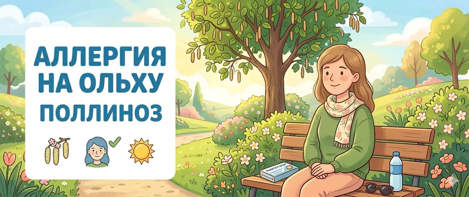 Аллергия на ольху: симптомы, лечение и перекрёстная аллергия