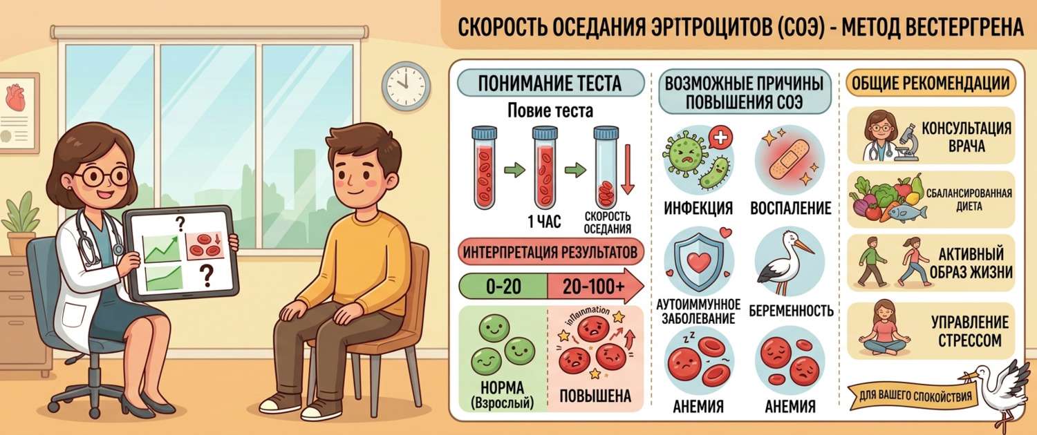 СОЭ (по Вестергрен): нормы, расшифровка и причины отклонений