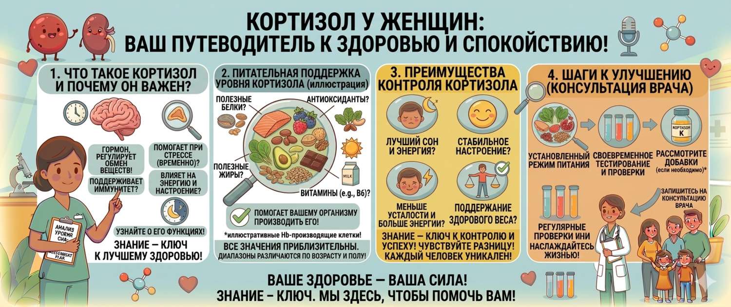 Как снизить кортизол у женщин: причины, симптомы и лечение