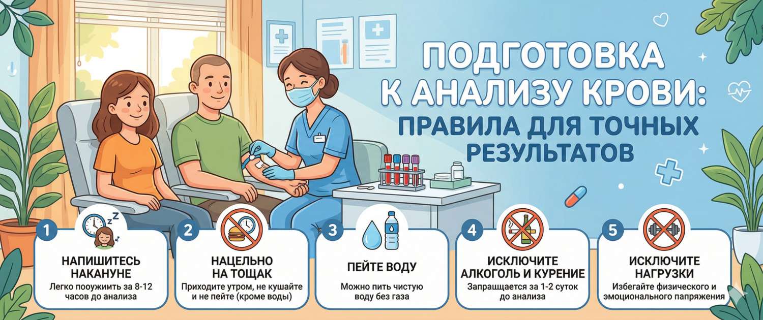 Подготовка к анализу крови: правила для точных результатов