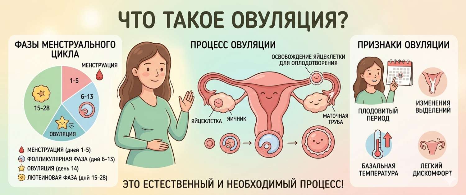 Овуляция: что это такое, как определить и признаки наступления