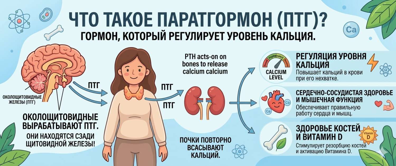 Паратгормон: что это за гормон, нормы и причины отклонений