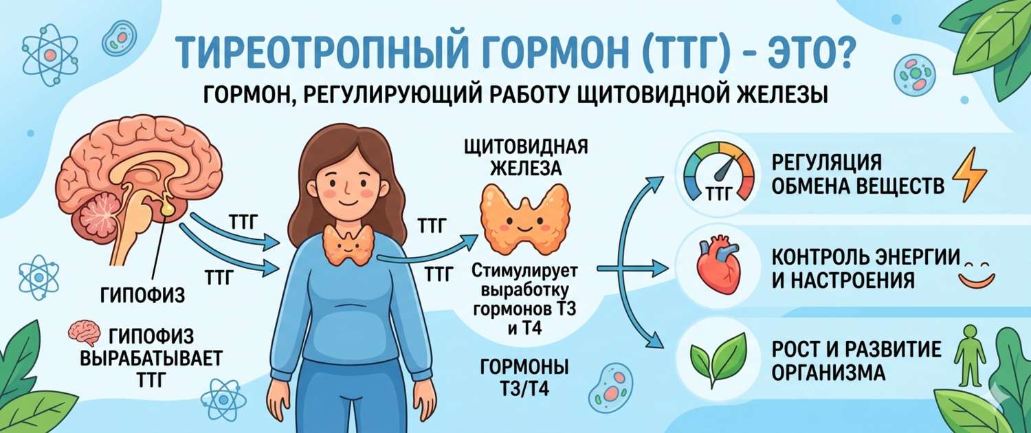 Тиреотропный гормон (ТТГ): норма, расшифровка и причины отклонений