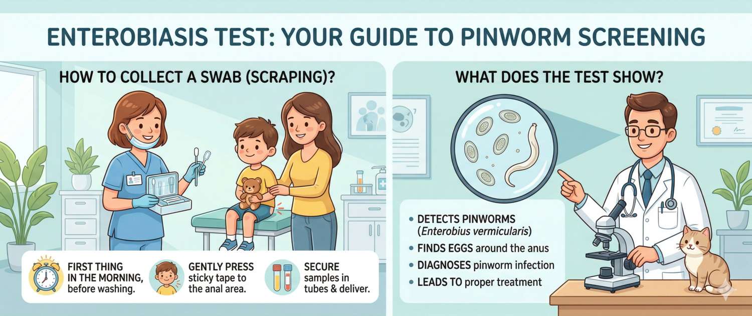 Enterobiasis Test (Pinworm Scrape): How to Collect and Read Results