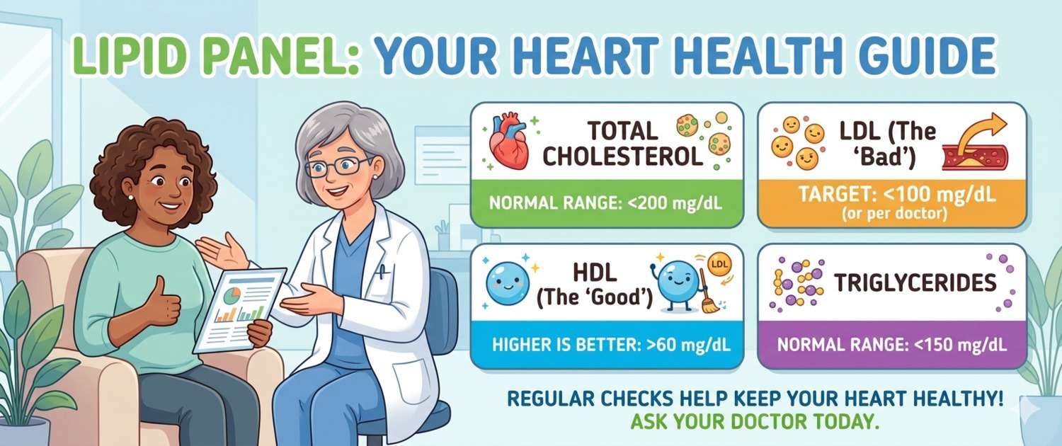 Lipid Panel: Cholesterol, LDL, HDL and Triglyceride Norms