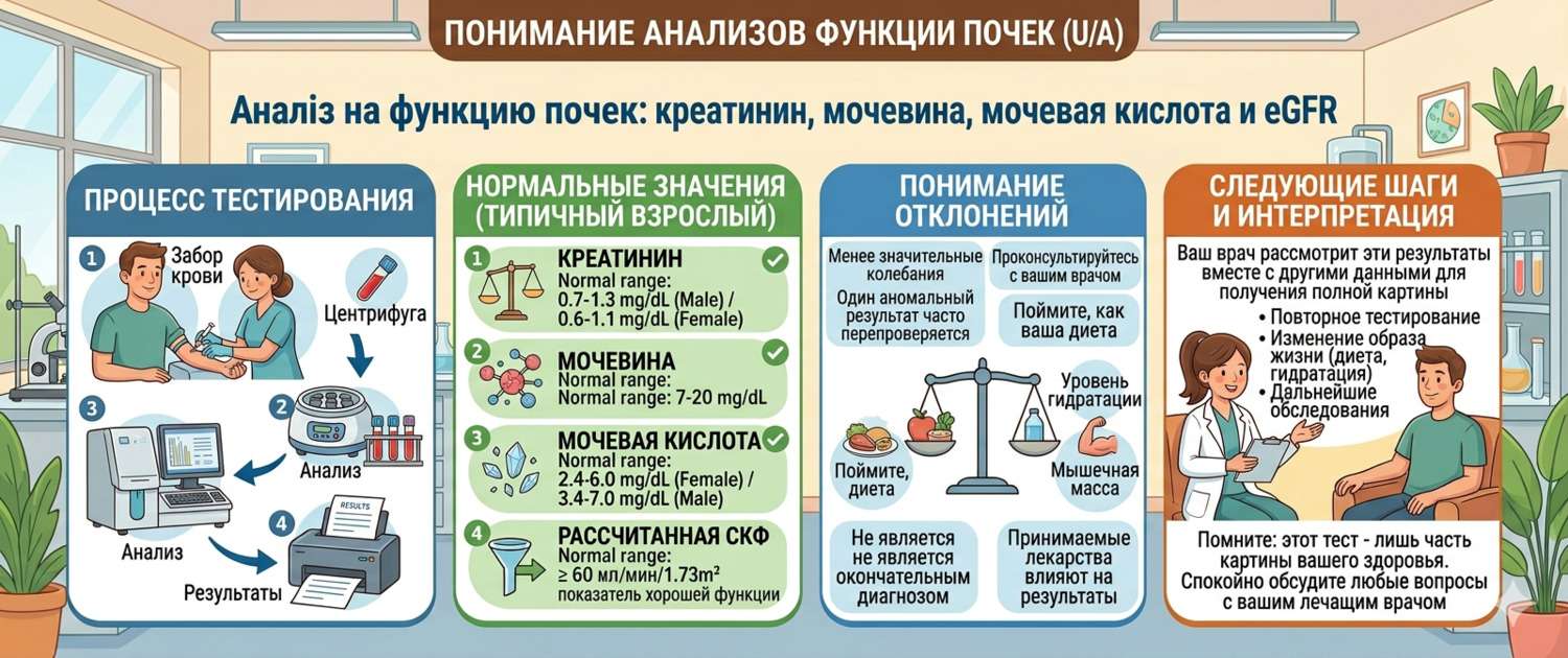 Анализ на функцию почек: что входит, нормы и расшифровка