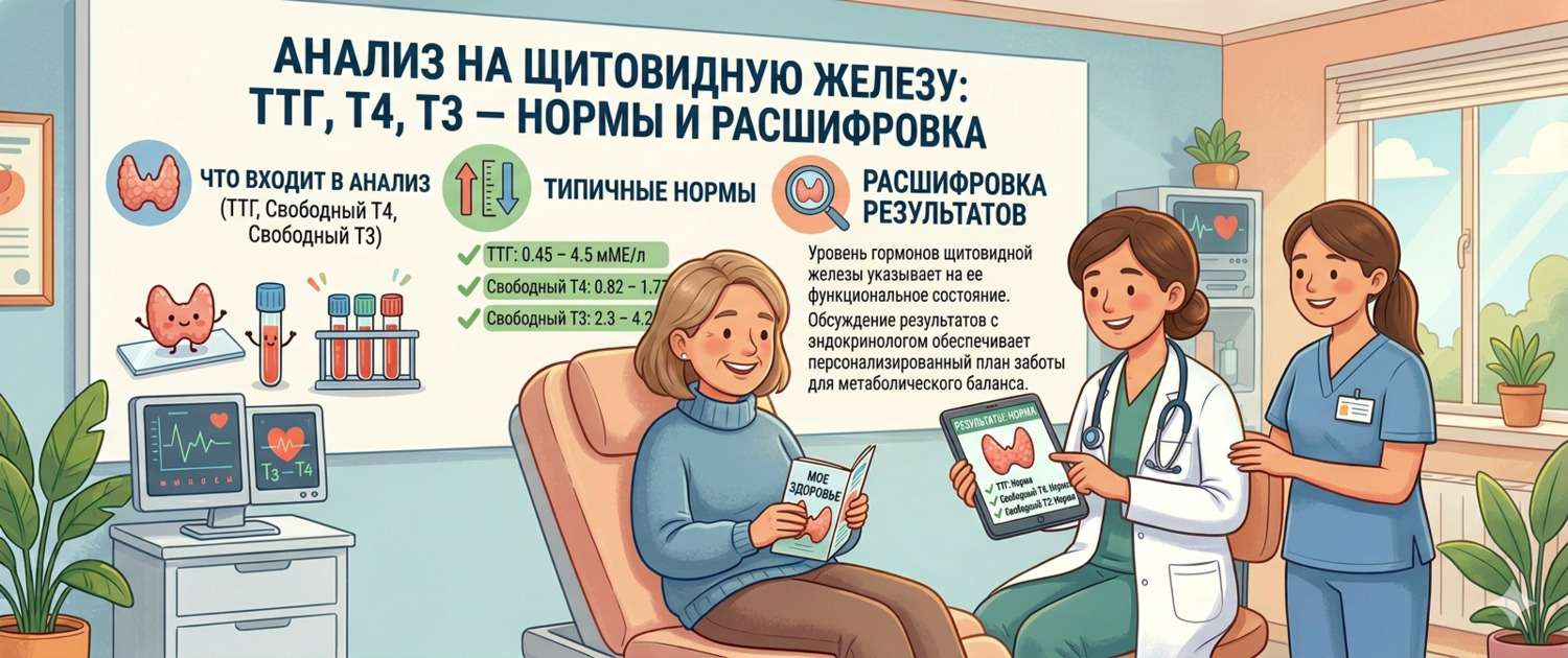 Анализ на щитовидную железу: что входит, нормы и расшифровка
