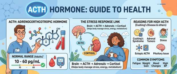ACTH Test: Normal Range, High and Low Levels, Interpretation