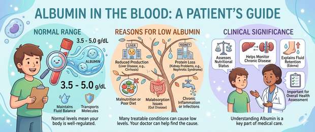 Albumin Blood Test: Normal Range, Low Levels and Significance