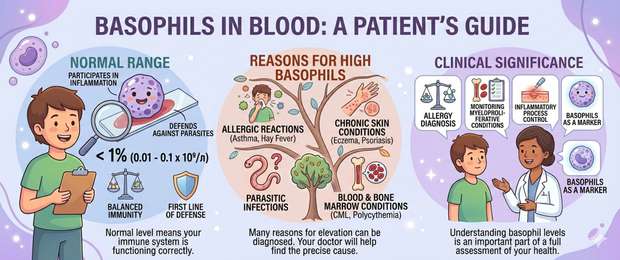 Basophils in Blood: Normal Levels, High and Low Causes