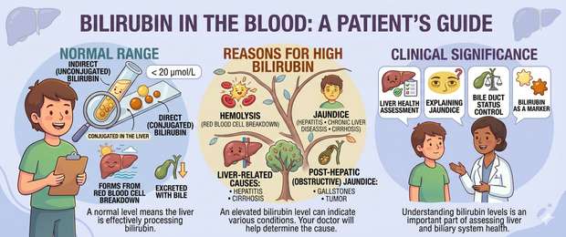 Bilirubin in Blood: Normal Levels, Causes and Interpretation