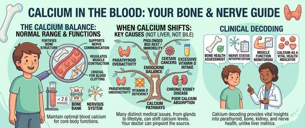 Calcium in Blood (Ca): Normal Levels, Causes of Abnormalities